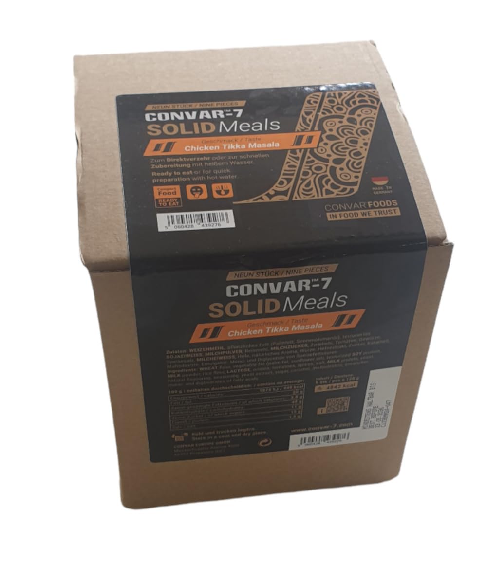 CONVAR-7 Solid Meals Box 9 x 120g (Chicken Tikka Masala)