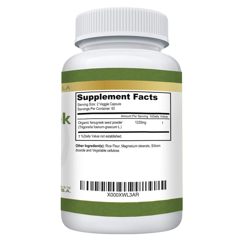 Fenugreek Capsules for Increased Breast Milk Supply During