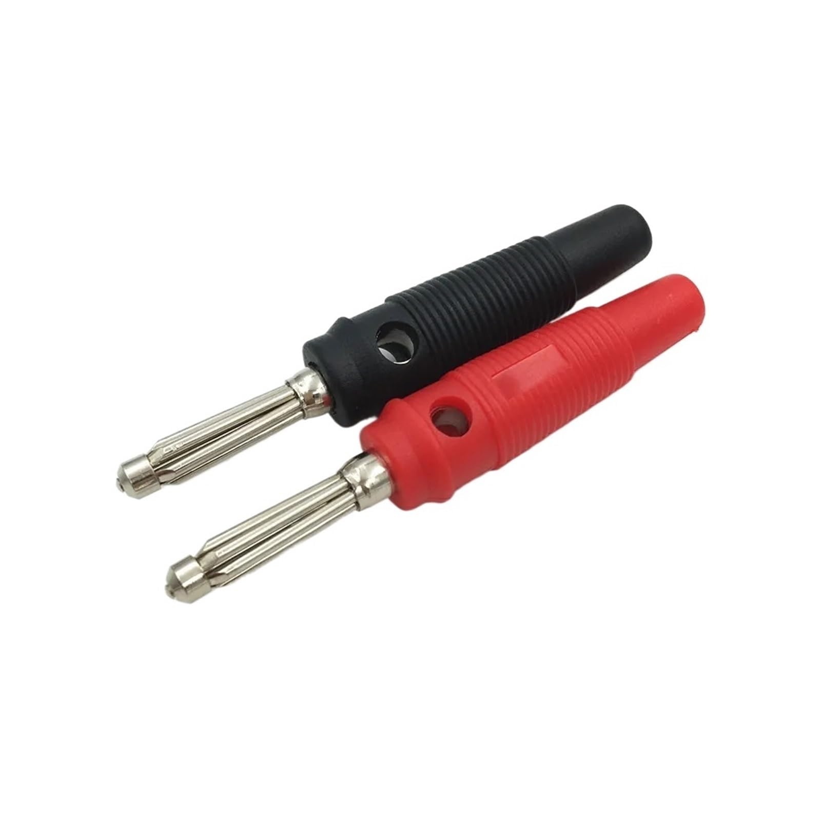 Lot de 20 fiches Bananes empilables sans Soudure de 4 mm, 32 A, Grand Courant, Haute Tension, tête de connecteur Banane à 7 Broches(10Red 10Black)