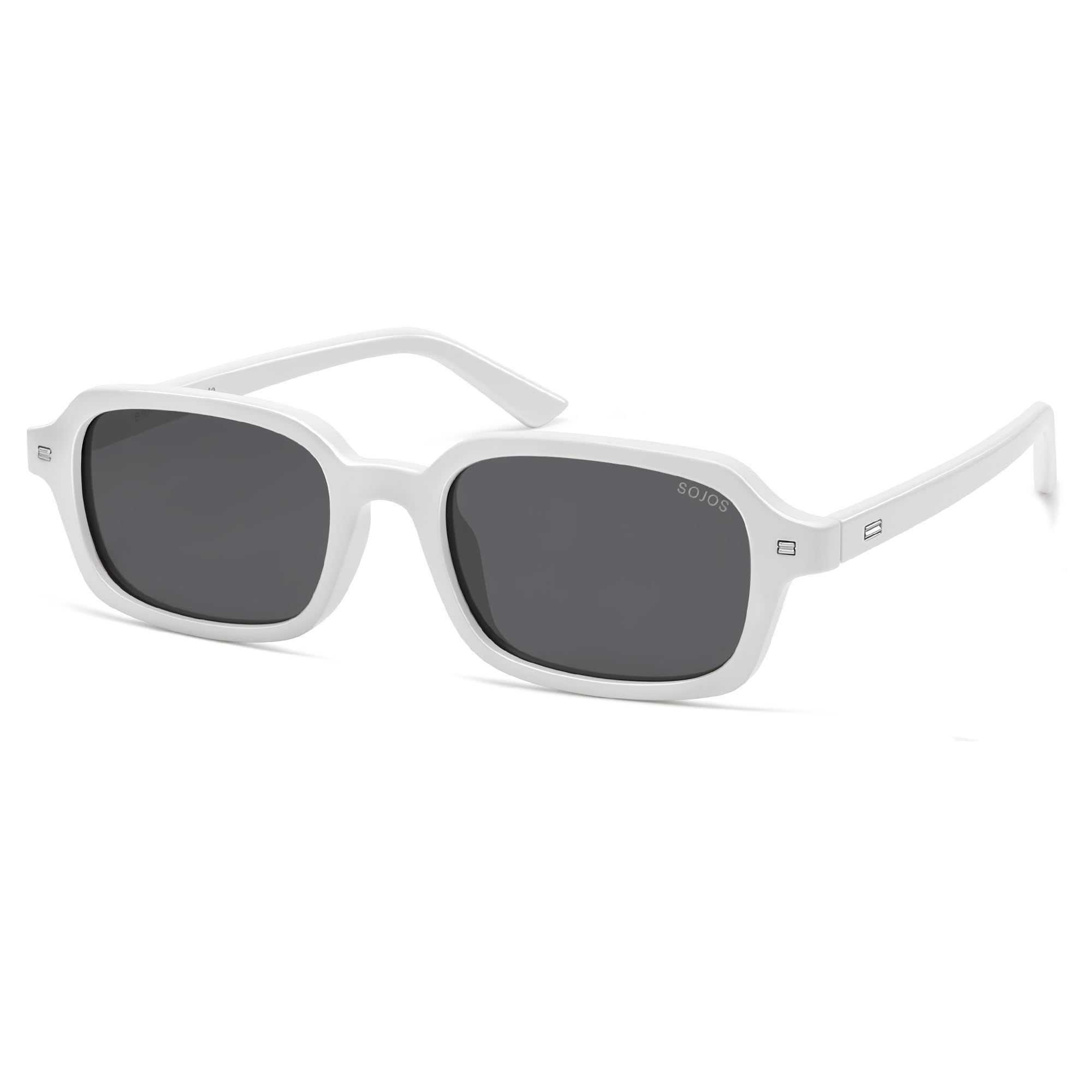 Trendy Rectangle Polarized Sunglasses Womens Mens SJ2610
