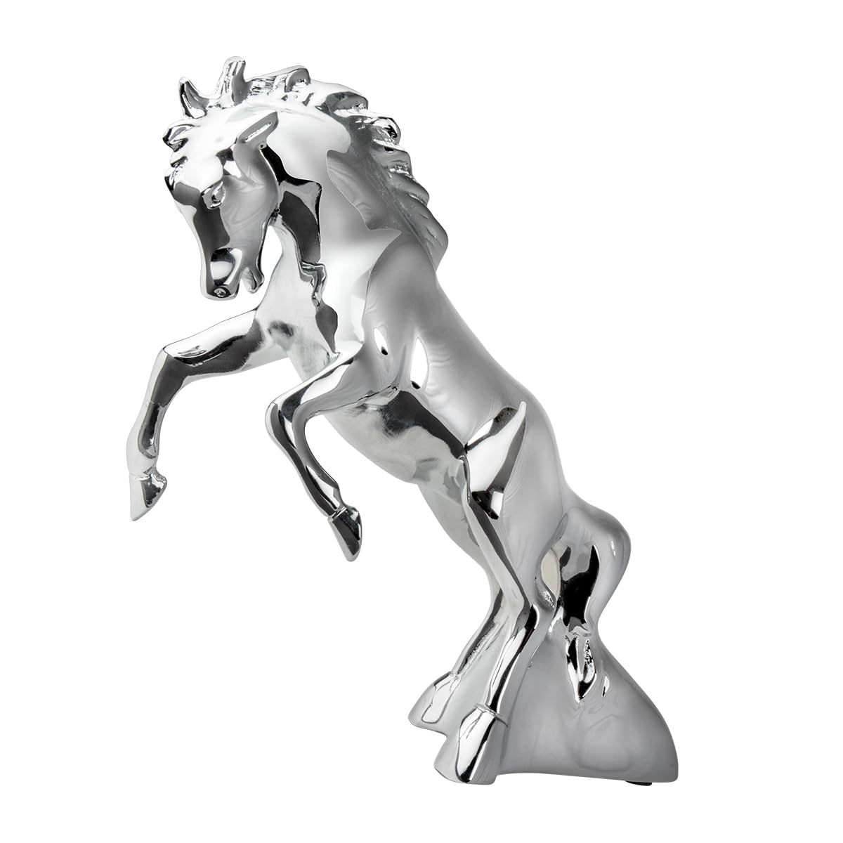 GG Grand General 48120 Chrome Fighting Stallion Hood Ornament