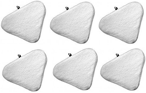 CKB LTD 6 x Microfibre CLOTH Washable Pad Fits Efbe-Schott,Delta, Swan SS2010 Montiss CSM5761M, H2O H20, VAX S2 & Bionaire Steam Mop