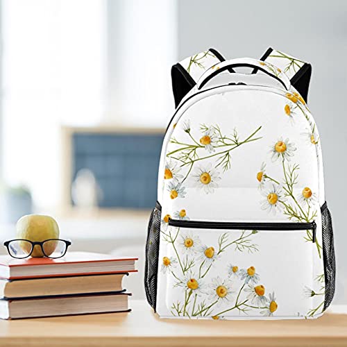 Sac à dos décontracté feuilles foncées grand compartiment Multicolore 9 - 6