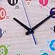 Relaxdays Wanduhr Kinder, Ø 30 cm, Bunte Zahlen, Uhrzeit Lernen, Kinderzimmeruhr Jungen & Mädchen, Kinderuhr Wand, weiß