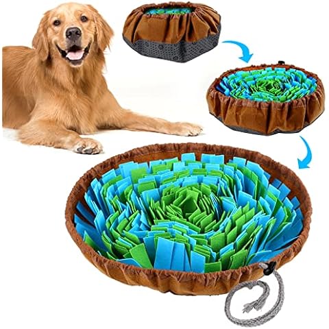 FWLWTWSS Schnüffelteppich Hund, Hundespielzeug Intelligenz Schnüffelmatte Riechen Trainieren Schnüffeldecke Futtermatte Intelligenzspielzeug Cover