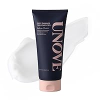 Vista 12 de UNOVE Mascarilla reparadora de daños profundos, tratamiento capilar proteico y mascarilla capilar para cabello dañado, acondicionador profundo