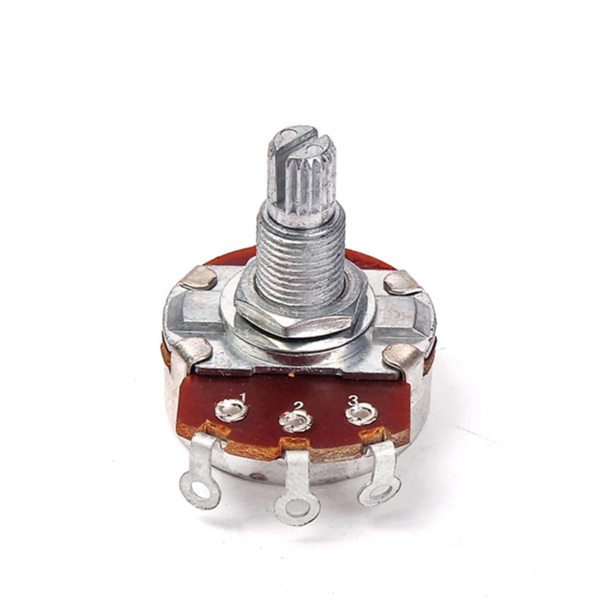 FAVOMOTO Electric Guitar Potentiometer Guitar Potentiometer A500k Guitar Volume Potentiometer Corner Electric Guitar Audio Potentiometer/log
