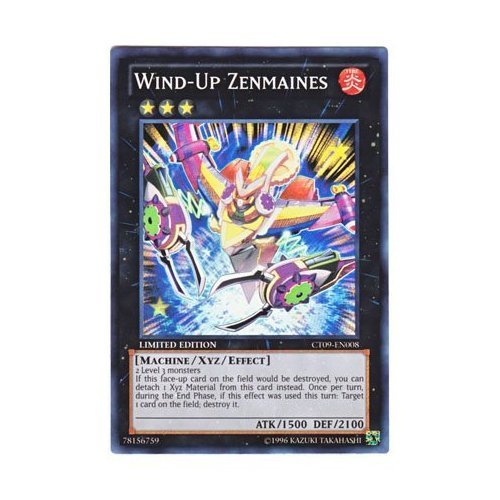 Amazon.co.jp: 遊戯王 英語版 CT09-EN008 Wind-Up Zenmaines 発条機雷