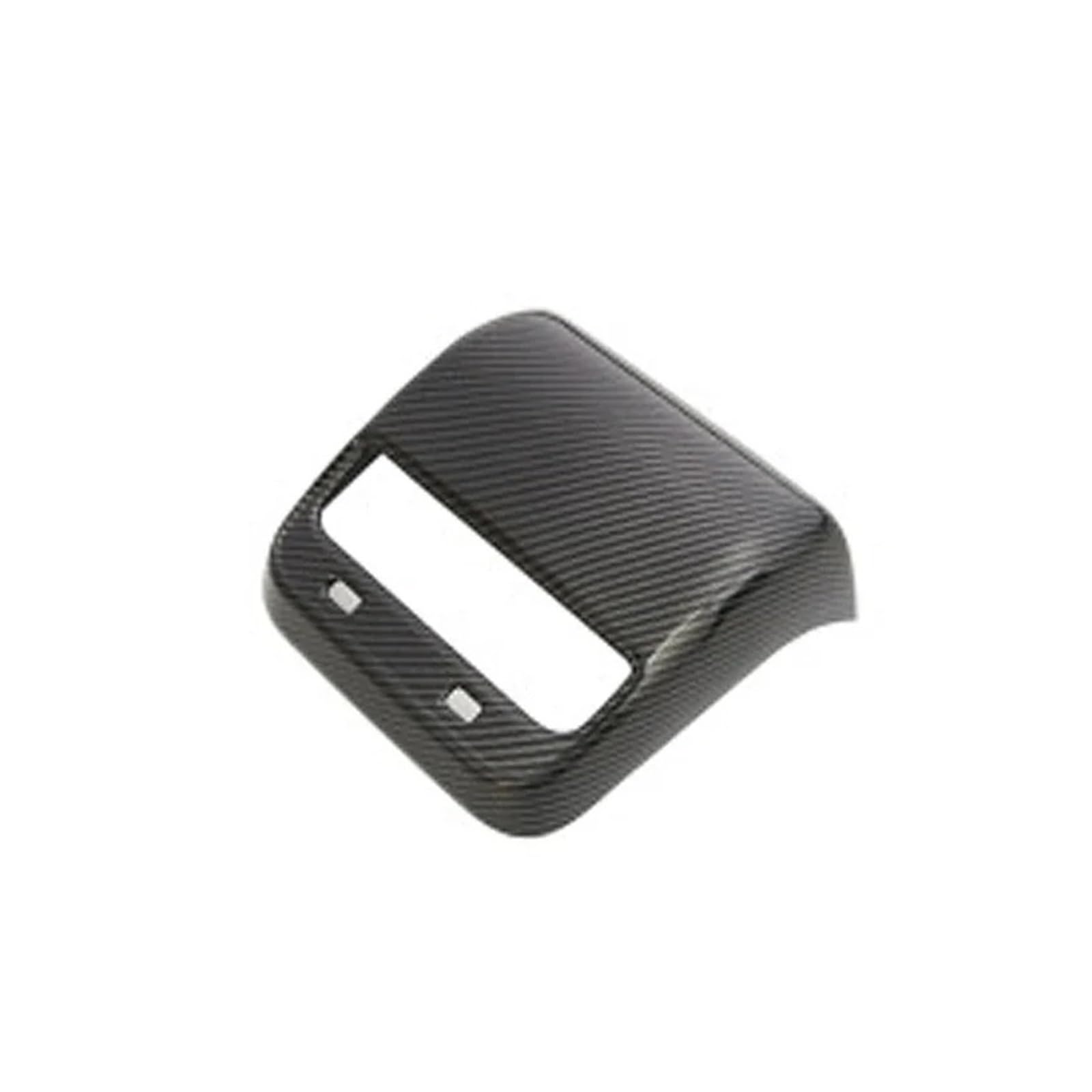 Car Interior Sticker Car Rear Air Vent Outlet Frame Protect Cover ABS for Tesla for Model for 3/Y 2017-2020(Black Carbon Fiber)
