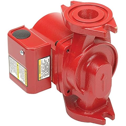 Bell & Gossett NRF-22 Wet Rotor Circulator, Single Speed, Flange Connection, 115V, 92W, Cast Iron Cover