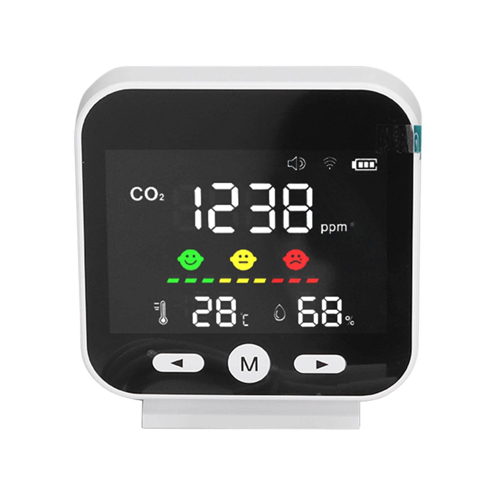 Domary Monitor WiFi della qualità dell'Aria con Sensore di CO2 NDIR,
