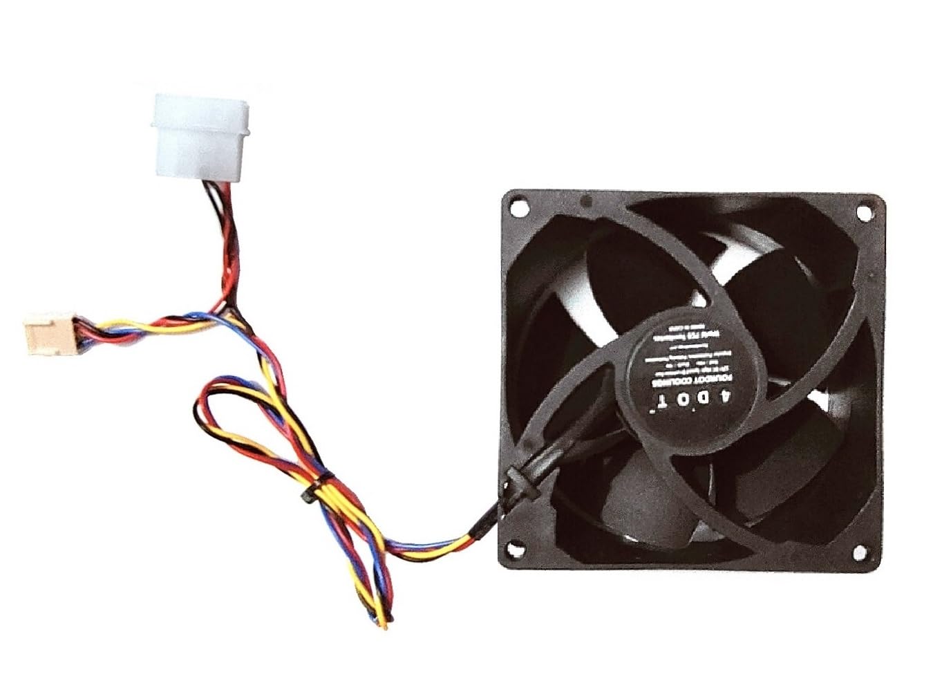 Fourdot 92mm 4inch PWM Fan with Dual Connector 4000RPM High Speed Monster Fan Size 92X38mm
