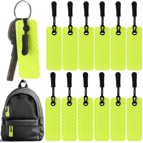 Cindeer Reflective Zipper Keychain Reflector Tags Cover
