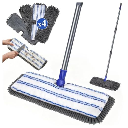 MASTERTOP Double-Sided Microfiber Mop