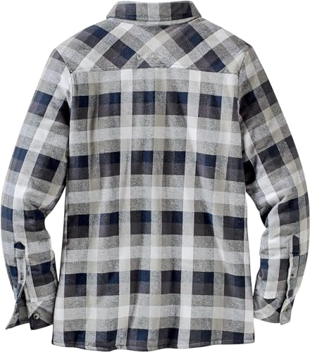 Legendary Whitetails Women's Flannel Shacket Sherpa Lined Plaid Shirt Jacket Warm Fleece2
