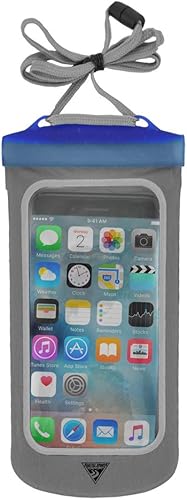 Seattle Sports E-Merse NeoX - Funda sumergible impermeable para iPhone X y Smartphone más pequeño, color azul acero