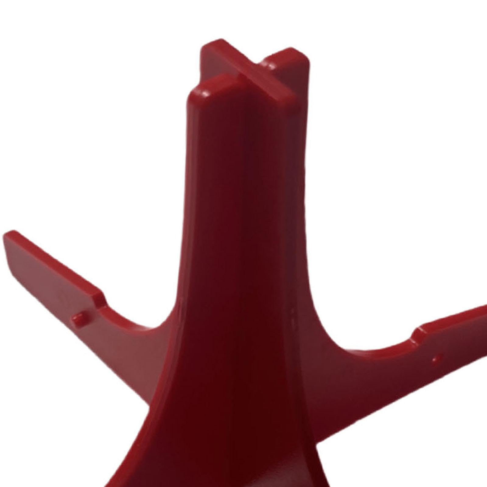 DYNWAVE Trumpet Stand Stable Base Tripod Holder Musicians Gift Detachable Sturdy Trumpet Rack Bracket Flute Supplies, Red