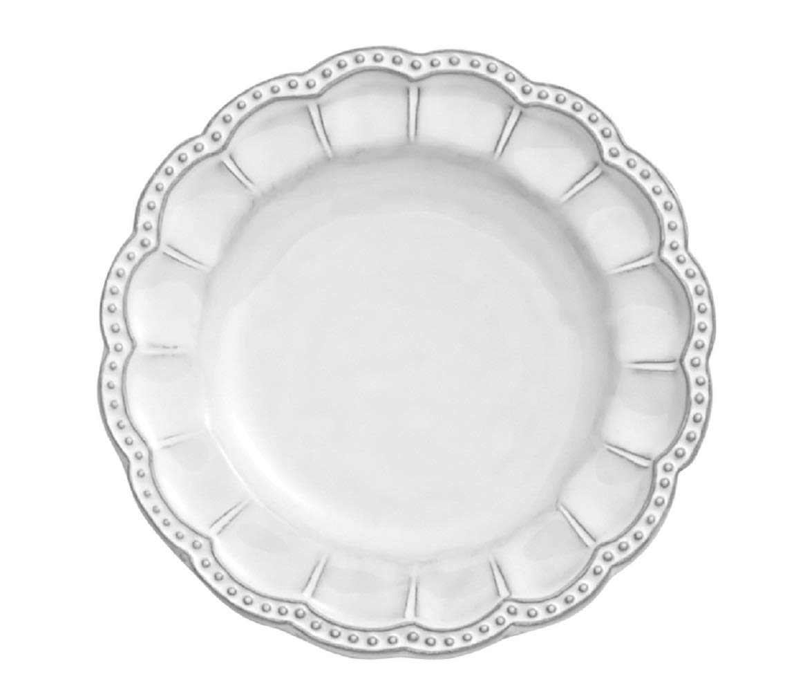 Amazon.co.jp: Arte Italica ベラ ビアンカ ビーズパン皿 4枚セット