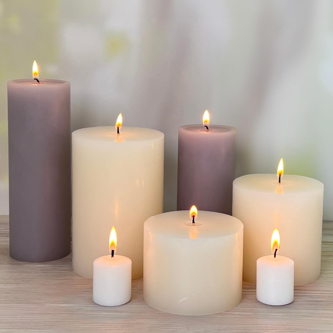 Direct Candle Supply - Polvo de mezcla de cera votiva/pilar de 6 libras/copos