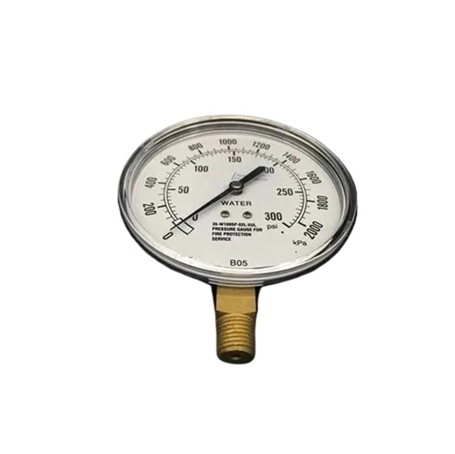 Fire Control Pressure Gauge Meter Piezometer 35-W1005P-02L-XUL