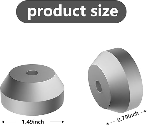 Miniatura 9 de Adaptador de 45 discos para tocadiscos de 45 RPM para tocadiscos de vinilo de 7 pulgadas, accesorios para tocadiscos de aluminio macizo