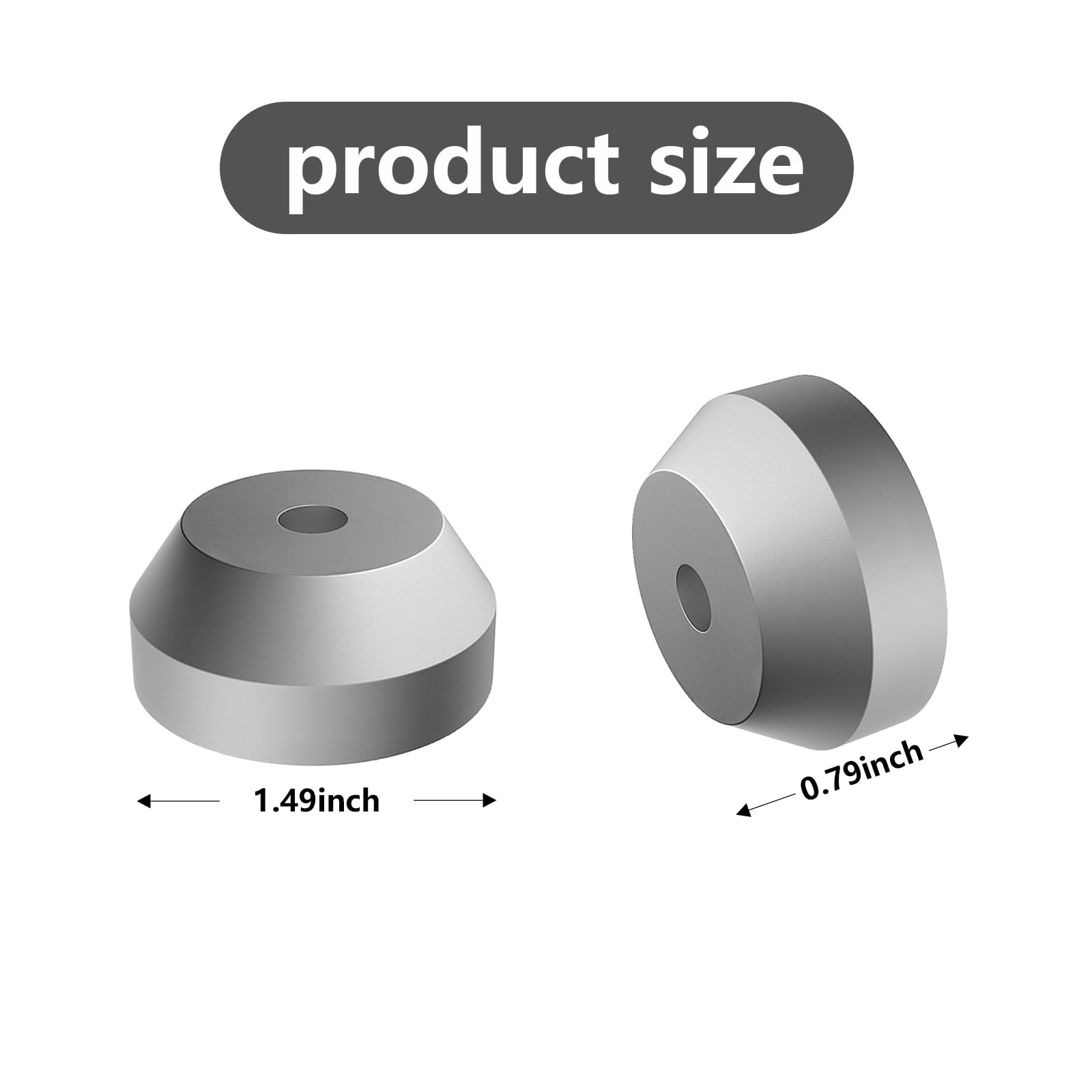 Diheohg Adaptateur De Platine Vinyle 45 TR/Min En Aluminium Pour Accessoires De Tourne-Disque Vinyle LP SéRie SL1200 7 Pouces, Argent