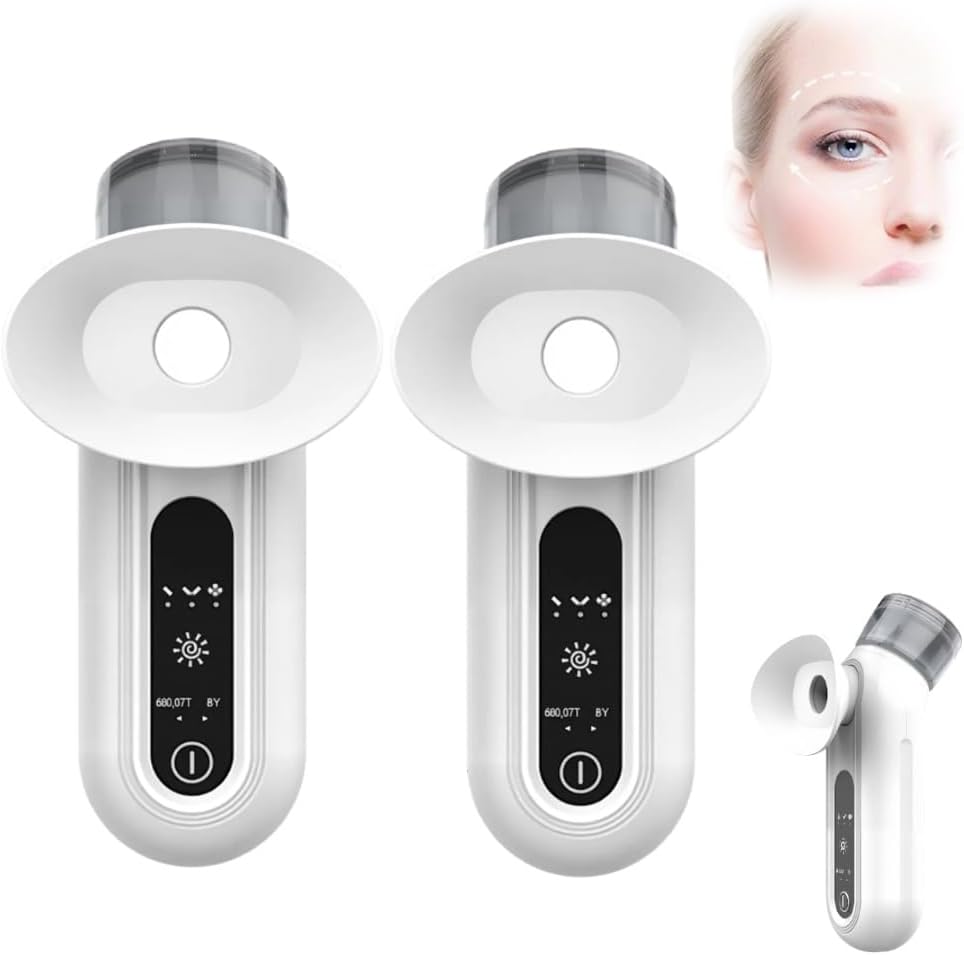 Portable Eye Steam Sprayer, 2025 New Heated Mist for Dry Eye Relief, Moisturizing Eye Treatment, Mini Soothing Steamer for Eye Care (2PCS)