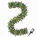 Joiedomi 9Ft Christmas Garland Prelit with 50 Count Light, Plug in Lighted for Home & Office Xmas Decorations Indoor and Outdoor Decor Holiday Decorations Xmas Garland Christmas Window Decor