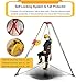 Confined Space Rescue Tripod Kit with 1200/1800/2600 Lbs Winch, 10M Fall Protection Safety Belt, Lifting & Rescue Gear for High Places & Wells