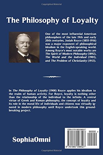 The Philosophy of Loyalty