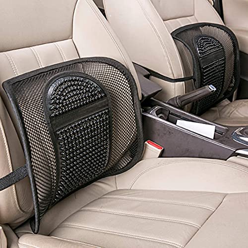 ITODA Cuscino Lombare Gonfiabile Con Pompetta - 29,5x17 Cm - Supporto Ergonomico Per Auto, Ufficio E Viaggi - 5