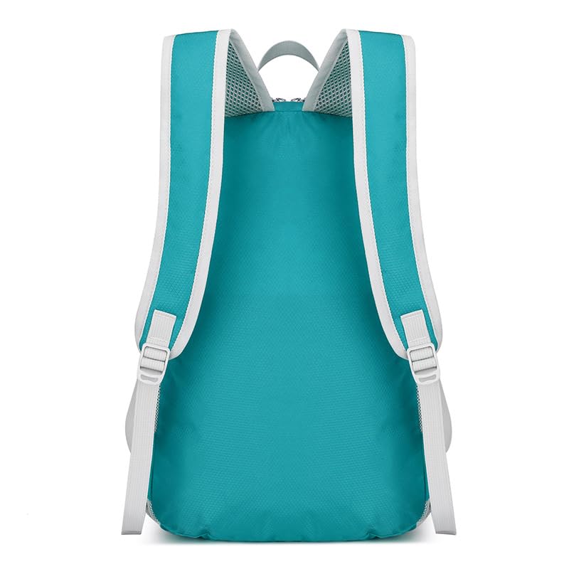 Mochila deportiva ligera impermeable verde miniatura 3