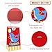 Faisichocalato 24 Pack Circus Party Candy Favor Bags with Thank You Stickers, Carnival Goody Gift Treat Bags for Circus Happy Birthday Baby Shower Decoration, Greatest Showman Themed Party Supplies