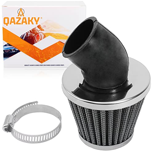 Image of 35mm Filter 45 Degree Angled Compatible with 50cc 70cc 90cc 110cc 125cc 2-stroke 4-stroke Engine ATV Quad Scooter Gokart Moped Chopper Pit Dirt Pocket Mini Bike 34mm 36mm