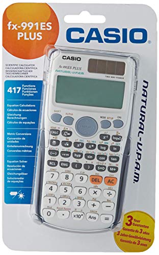 Image of (Refurbished) Casio FX-991ES Plus Scientific Calculator (White)