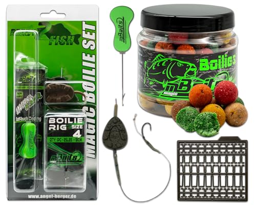 Angel-Berger Boiliesortiment Boilies und Karpfenzubehör Boiliemontage Magic Mix