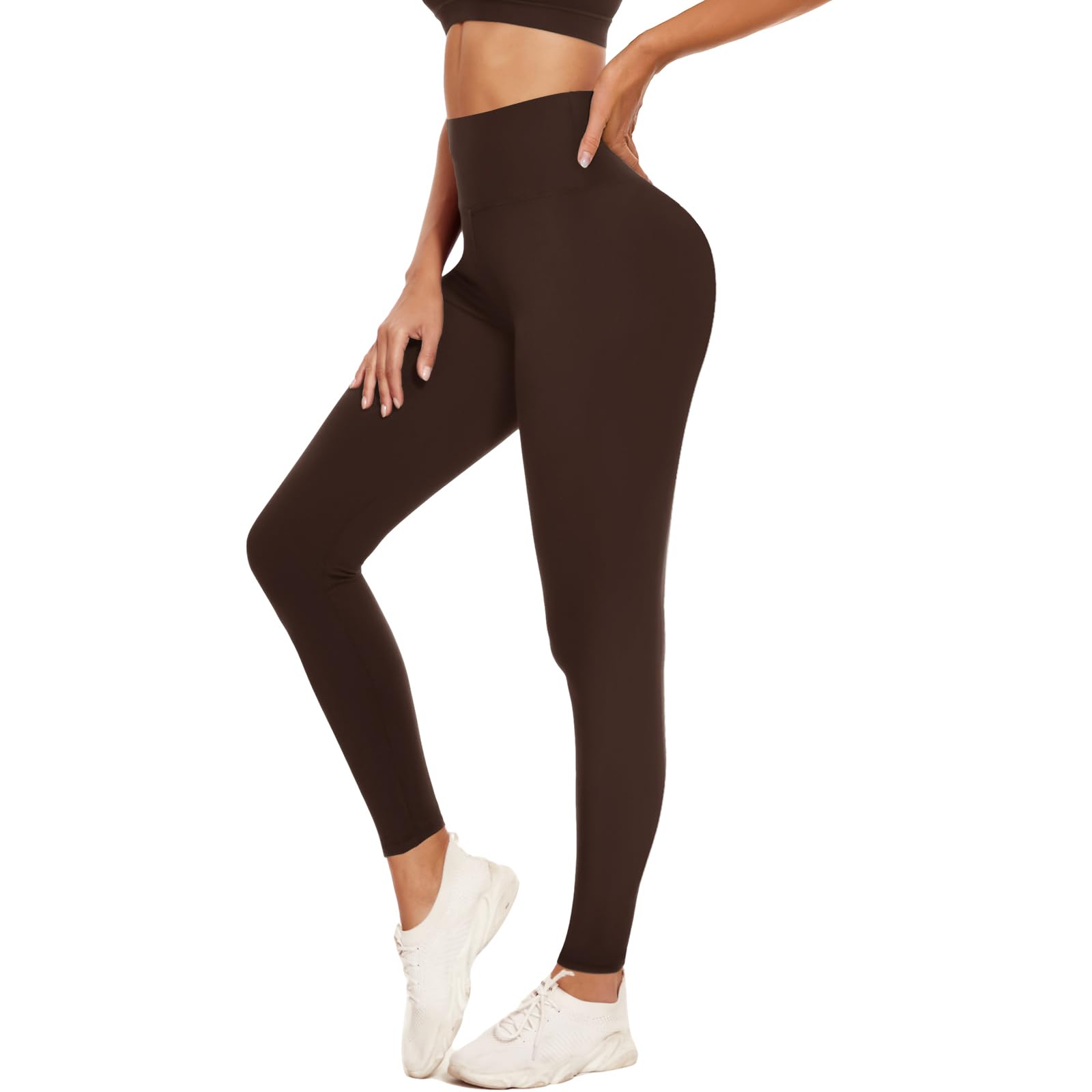 ACTINPUT Leggins Donna Vita Alta Leggings Fitness Sportivi Donna Pantaloni Yoga Controllo della Pancia Opaco Elastici Morbido Leggings