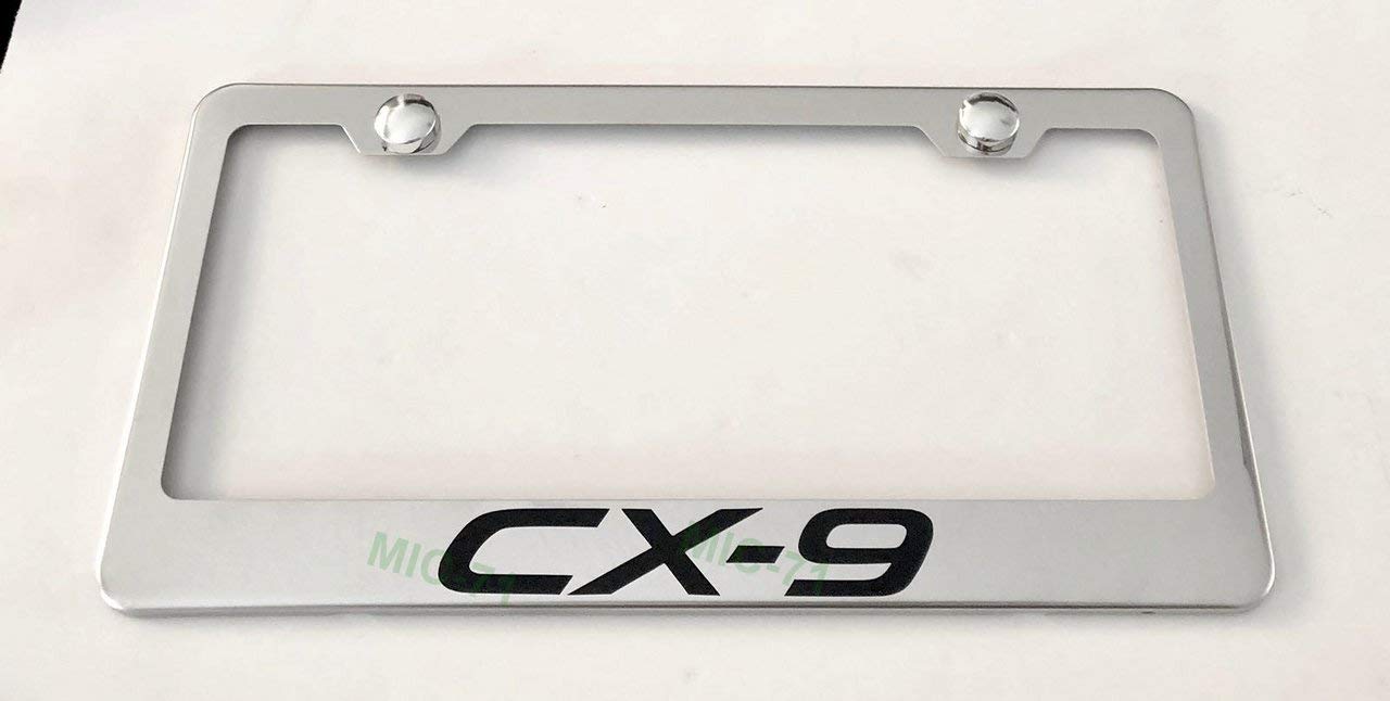 ダイヤモンド硬式マスクシルバーフレーム Amazon.com: VERSAINSECT Steel License Plate Frame Tag Holder for