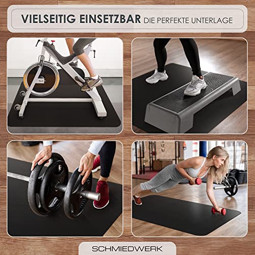 Unterlegmatte für Fitnessgeräte von Schmiedwerk – Bodenschutzmatte