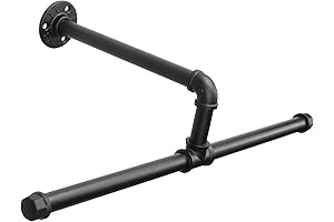 Industrial Pipe Clothes Hanging Bar