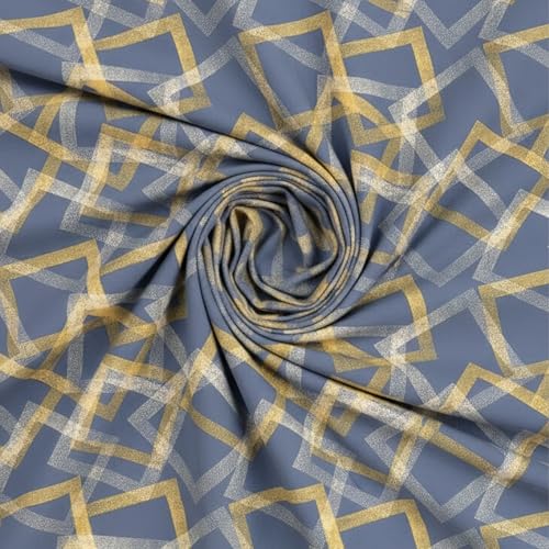 Image of Weave & Decor Super Soft Super Comfortable 144 TC 90x90 inches Printed Cotton Double Bed Bedsheet with Two Pillow Covers