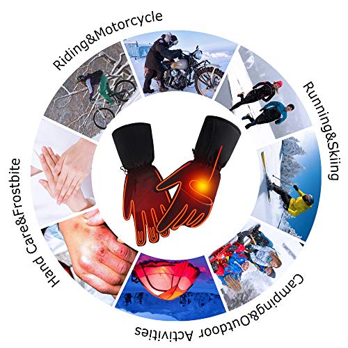 Spring Shop DH110716 Spring Electric Heated Gloves,Portable Battery Heating Thermal Gloves,Waterproof Touchscreen Gloves thumb #6