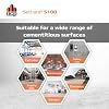 Sethard S100 Highly Concentrated Concrete Densifier & Hardener, Water-Based Sodium Silicate Surface Treatment for Dust Proofing and Curing Aid on New and Existing Concrete Floors