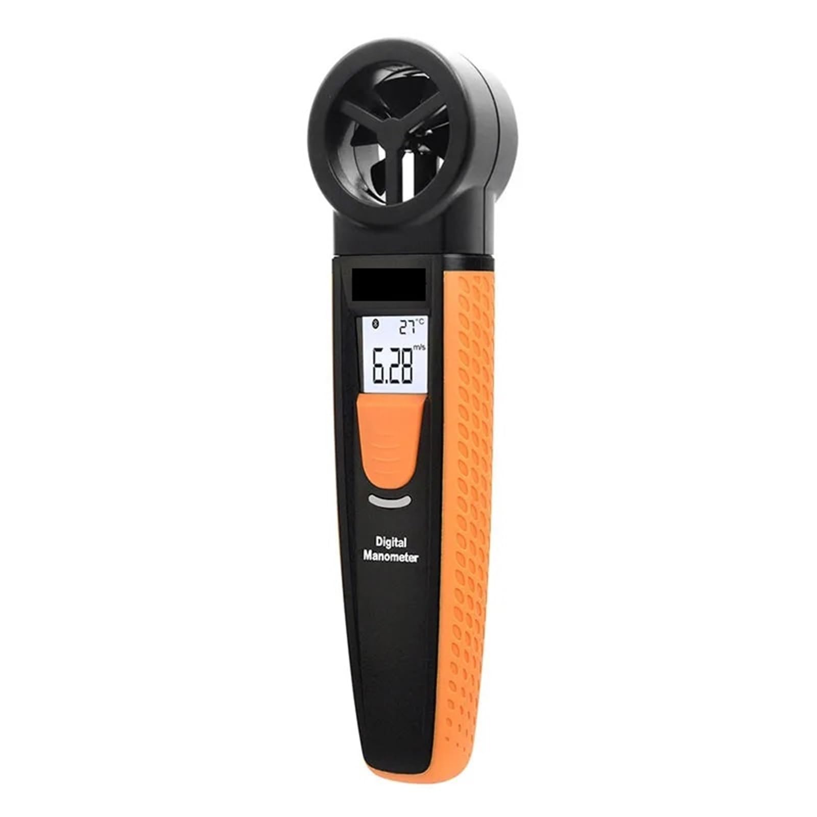 Wiatromierz, Miernik prędkości wiatru, cyfrowy, kieszonkowy anemometr, termometr pomiarowy, kompatybilny z Bluetooth, aplikacja 1~30,0M