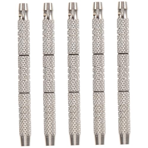 HORIALENCE 5個 精密四用ドライバー 時計 眼鏡修理用 クロス フラットヘッド付き 速切機能搭載 精密工具 メンテナンス用アクセサリー