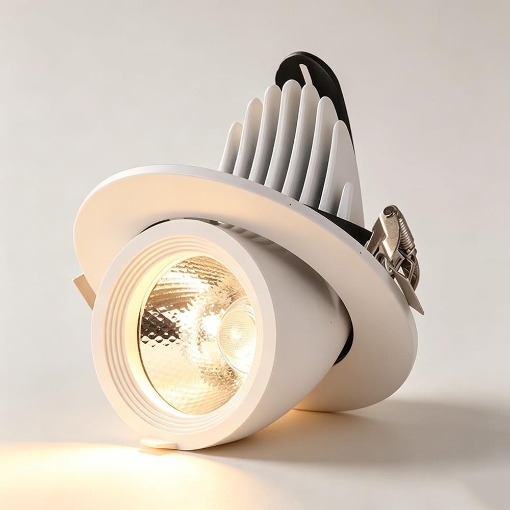 LED Recessed Ceiling Spotlight Rotatable Directional Flush Mount Spot Light