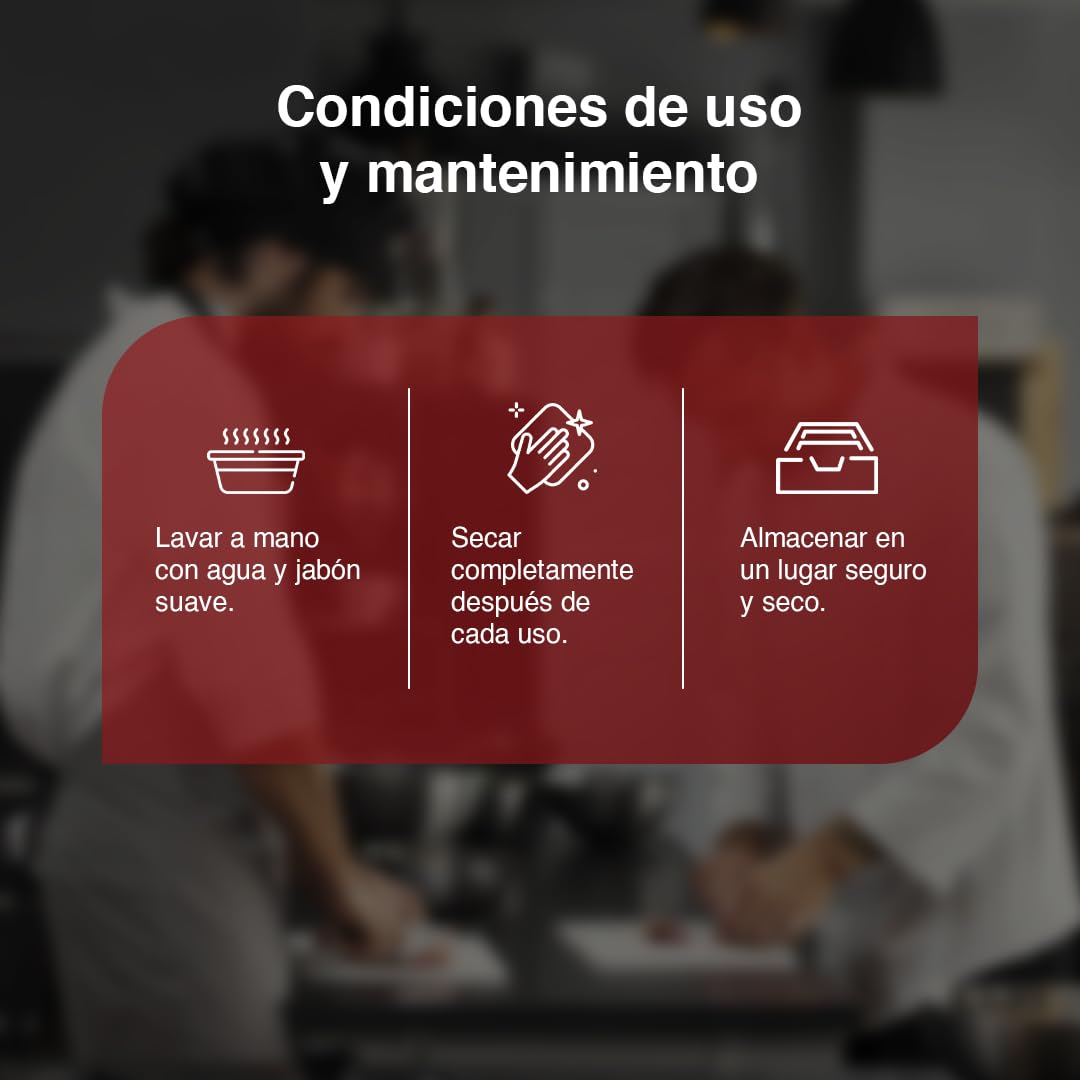 Tijera de Cocina Pequeña Simón Inoxidable | Acero Forjado de Alta Precisión | Hoja Fina para Cortes Detallados | Filo con Microdentado para Mayor Agarre | Fabricada en España con Acero Premium