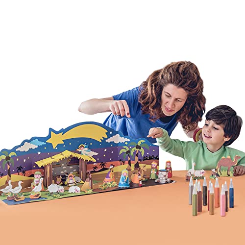 Sabbiarelli Sand-it For Fun - Kit Maxi Presepe 3D