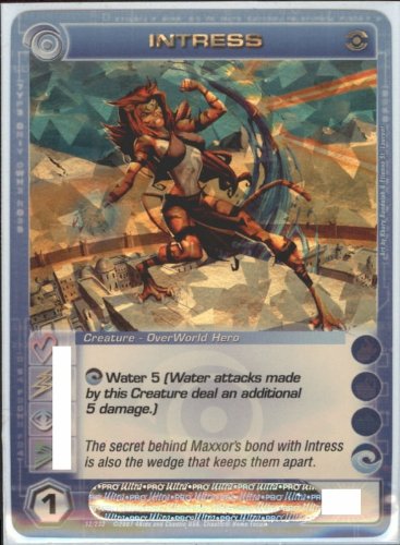 TC Digital Games INTRESS Chaotic Premium Edition Season 1 Super Rare Gold Foil Card & Unused Code (Random Stats)