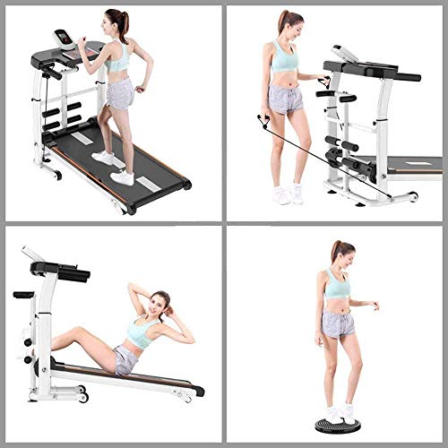 Caminadora plegable 4 en 1 mecánica para fitness portátil miniatura 2